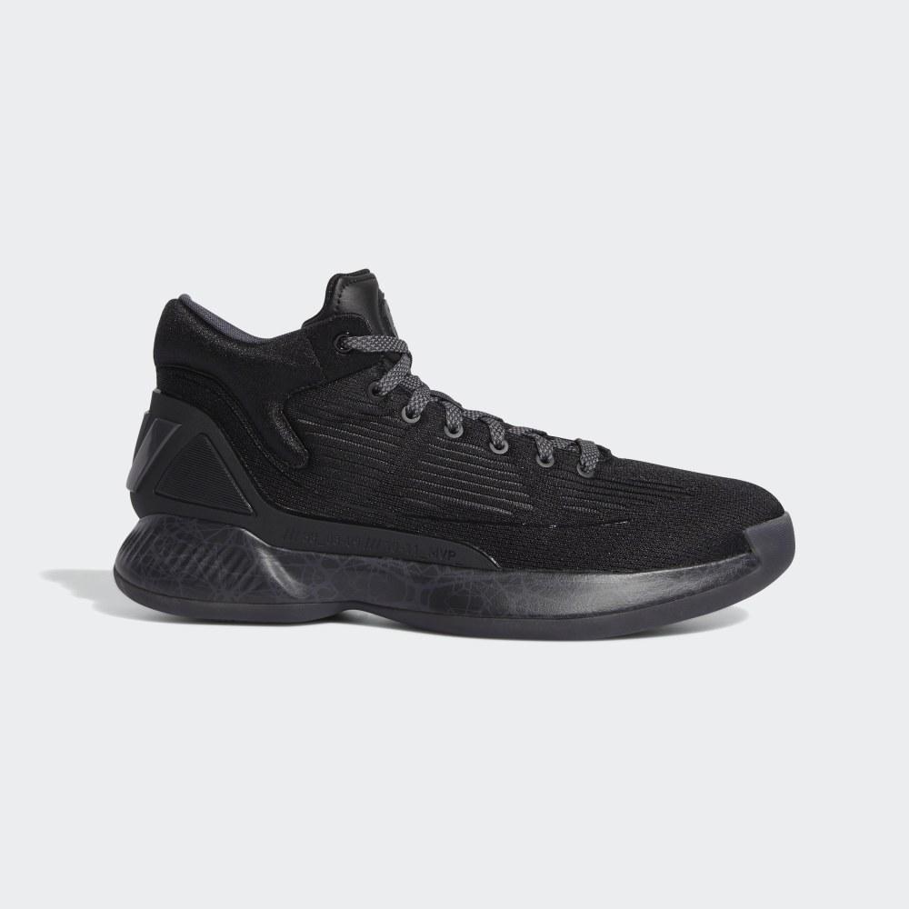 Adidasi Baschet Adidas D Rose 10 Barbati Romania - Negrii/Gri FV5574